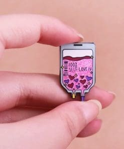 Alternative view of Sparkle IV Drip '100% Self Love' Lapel Pin