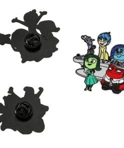 Inside Out 'Set of 4 Emotions Groupie' Enamel Pin - Image 3