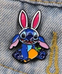 Alternative view of Stitch x Bunny Ears Enamel Pin