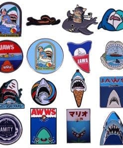 Alternative view of Jaws 'Scary Shark Mouth' Enamel Pin
