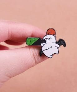Alternative view of Final Fantasy ' Drunk Moogle' Enamel Pin