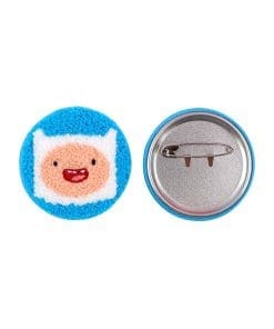 Adventure Time ‘Finn' Embroidered Tinplate Pin
