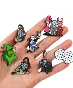 Alternative view of The Nightmare Before Christmas ‘Jack and his Ghost Dog’ Enamel Pin