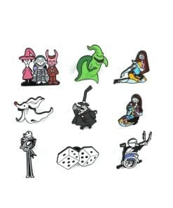 The Nightmare Before Christmas 'Set of  9 Funny Halloween' Enamel Pin