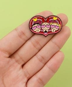 Alternative view of Powerpuff Girls 'Lovely Trio' Enamel Pin