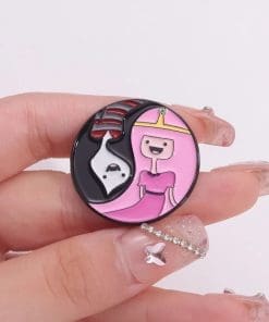 Alternative view of Adventure Time ‘Round Yin Yang | Princess Bubblegum & Marceline’ Enamel Pin