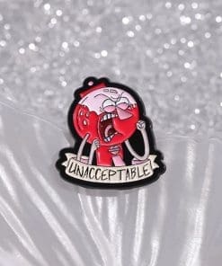 Alternative view of Regular Show 'Benson | Unacceptable' Enamel Pin