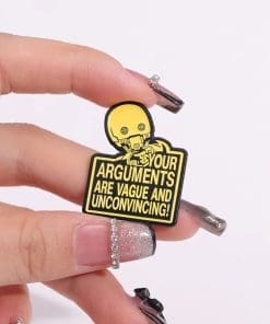 Alternative view of K-2SO 'Your Arguments Are Vague And Unconvincing' Enamel Pin
