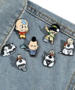 Alternative view of Avatar the Last Airbender ‘Flying Aang and Appa’ Enamel Pin