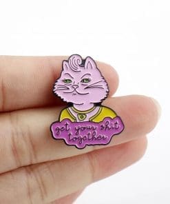 Alternative view of BoJack Horseman 'Princess Carolyn | Get You Sht Together' Enamel Pin
