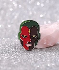 Alternative view of X-men 'Vision Head' Enamel Pin