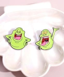 Alternative view of Ghostbuster ‘Slimer | Eyyy’ Enamel Pin