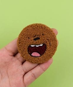 Alternative view of We Bear Bears 'Grizz' Embroidered Tinplate Pin