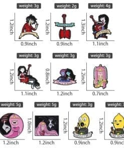 Adventure Time ‘Yin Yang | Princess Bubblegum & Marceline’ Enamel Pin - Image 4