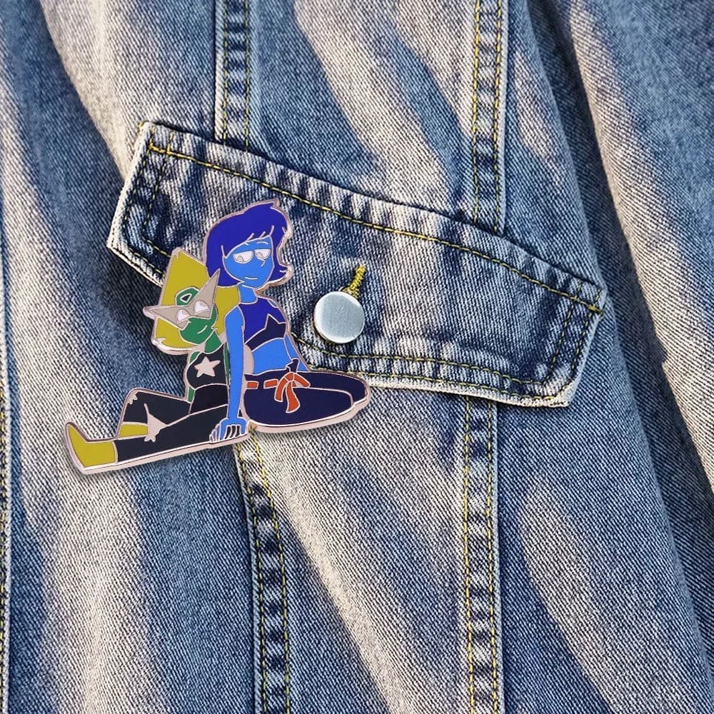 Steven Universe 'Lapis Lazuli and Peridot' Enamel Pin - Image 3