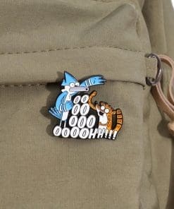 Alternative view of Regular Show 'Oooohh!! Rigby and Mordecai' Enamel Pin