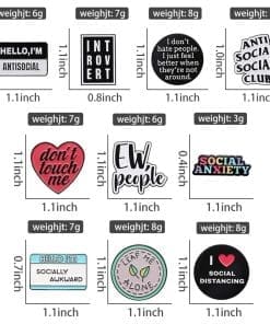 Introvert Enamel Pin - Image 4