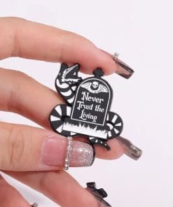 Alternative view of Beetlejuice ‘Sandworm | Never Trust the Living' Enamel Pin
