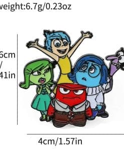 Alternative view of Inside Out 'Joy and other Emotions' Enamel Pin