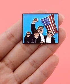 Alternative view of US Election 'Donald Trump for 2024' Enamel Pin