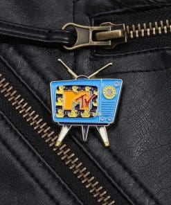 Alternative view of Retro Tv 'Mtv | Music Tv' Enamel Pin