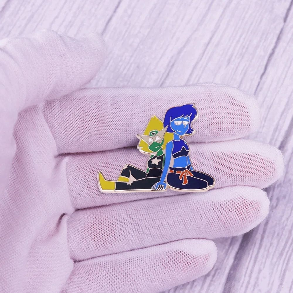 Steven Universe 'Lapis Lazuli and Peridot' Enamel Pin - Image 2