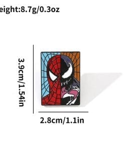 Alternative view of Spider-Man 'Set of 5 Black Spider' Enamel Pin