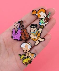 The Flinstones 'Pebble | Ukulele Musician' Enamel Pin - Image 3
