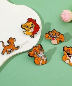 The Lion King 'Set of 5 Funny Simba' Enamel Pin - Image 3