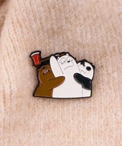 Alternative view of We Bare Bears ‘Axe Attack’ Enamel Pin