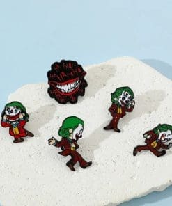 Alternative view of Joker 'Head Shot' Enamel Pin