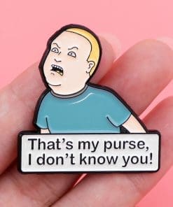 Alternative view of King of the Hill ‘Bobby Hill | That's My Purse’ Enamel Pin