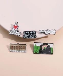 Pride and Prejudice 'I Love Mr. Darcy' Enamel Pin - Image 4