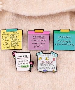 Remember 'You Owe Yourself the Love You Give So Easily to Others' Enamel Pin - Image 4