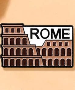 Alternative view of Rome 'Roman Colosseum' Enamel Pin
