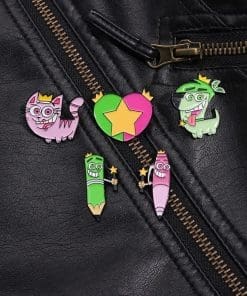 Alternative view of The Fairly OddParents ‘Wanda Cat' Enamel Pin