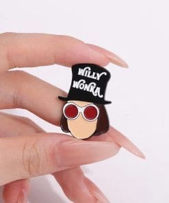 Alternative view of Charlie and the Chocolate Factory 'Willy Wonka | Aesthetic Head' Enamel Pin