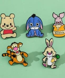 Winnie The Pooh 'Set of 5 Chibi Friends' Enamel Pin - Image 4