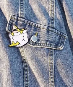 Pocket Shark Enamel Pin - Image 3