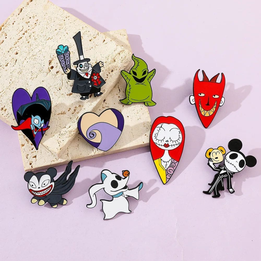 The Nightmare Before Christmas 'Vampire Heart' Enamel Pin - Image 2