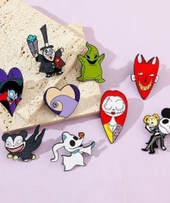 Alternative view of The Nightmare Before Christmas 'Set of 9 Halloween Treats' Enamel Pin