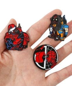 Alternative view of Deadpool x Wolverine 'Back to Back' Enamel Pin