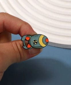 Alternative view of Fallout 'Mini Nuke' Enamel Pin