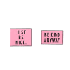 Inspirational 'Set of 2 Good Phrases' Enamel Pin