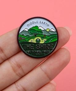 Alternative view of The Shire National Park Australia Enamel Pin