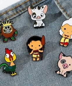 Alternative view of Moana 'Cute Hei Hei Chibi' Enamel Pin