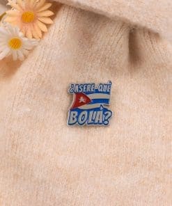 Alternative view of Cuban Flag 'Asere Que Bola' Enamel Pin