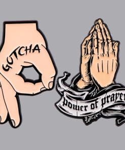 Religious 'Power of Prayer' Enamel Pin - Image 4