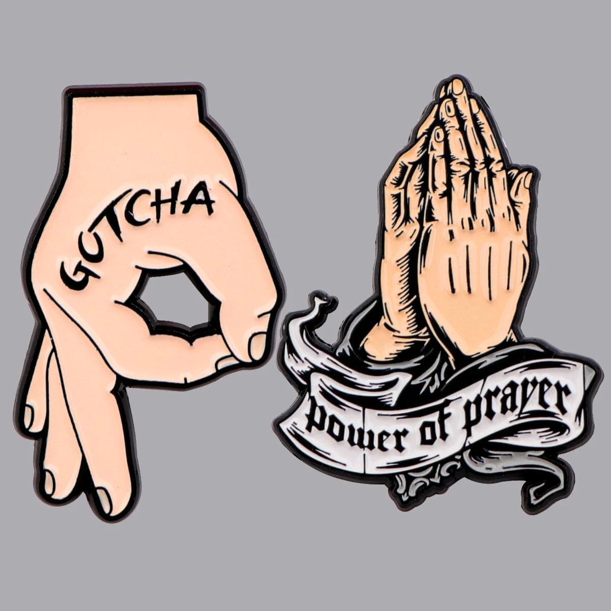 Religious 'Power of Prayer' Enamel Pin - Image 4