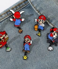 Alternative view of Super Mario Bros ‘Mario Banana Charm’ Enamel Pin